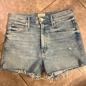 Mother palm tree denim shorts. Size 26.  New. No tags